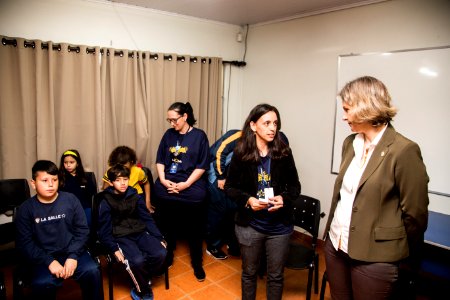 30.10.2019 - Prefeita Paula Mascarenhas visita os alunos dos 4º anos da Escola La Salle - Foto: Gustavo Vara
