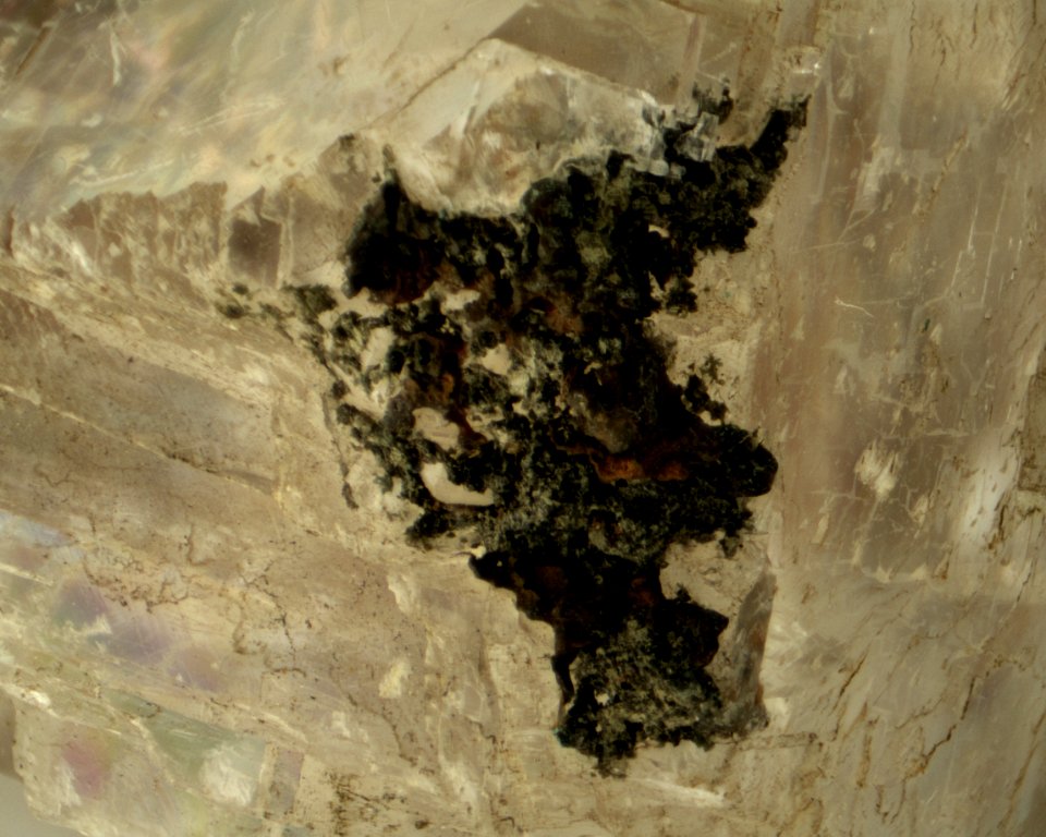 Copper on Calcite 10x