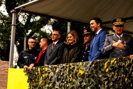 07.09.2019 - Prefeita Paula e o vice-prefeito Idemar Barz prestigiam desfile cívico militar de 7 de setembro - Foto Michel Corvello