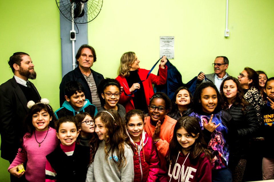 12.09.2019 - Prefeita Paula Mascarenhas realiza a entrega das obras do refeitório e cozinha do Colégio Pelotense - Foto: Gustavo Vara