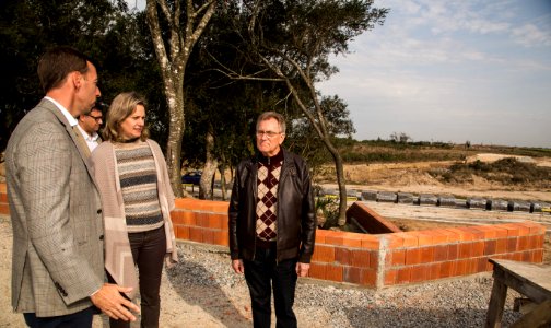 16.08.2019 - Prefeita Paula Mascarenhas e o vice Idemar Barz participam da inauguração da rua Coletora que ligará o Bairro Quartier à avenida Fernando Osório - Foto: Gustavo Vara