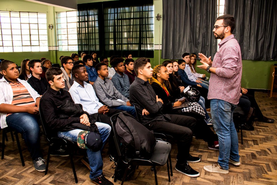 22.10.2019 - Aula do Start no colégio Pelotense - Foto Michel Corvello
