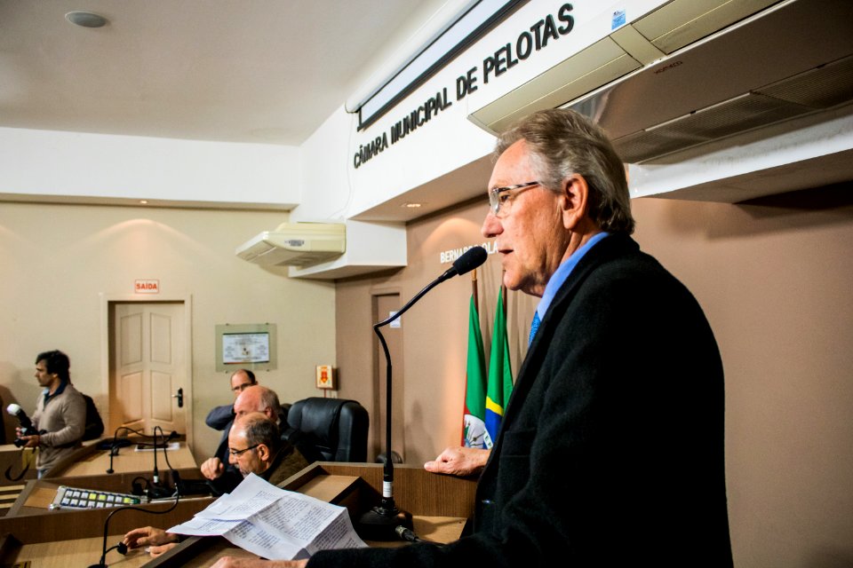 24.07.2019 - Prefeito em exercício Idemar Barz prestigia Sessão Solene em comemoração ao dia do Colono e da Imigração alemã - Foto Michel Corvello
