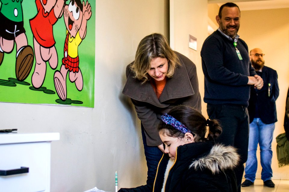 09.07.2019 - Prefeita Paula Mascarenhas visita UPA Areal em comemoração aos 3 anos com a nova secretária Roberta Ribeiro - Foto Michel Corvello