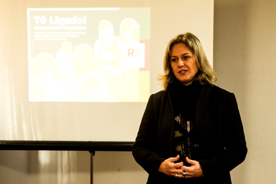 13.08.2019 - Prefeita Paula Mascarenhas em reunião com a secretária estadual do Trabalho e Assistência Social, Regina Becker, para apresentação do programa Tô Ligado! - Foto: Gustavo Vara
