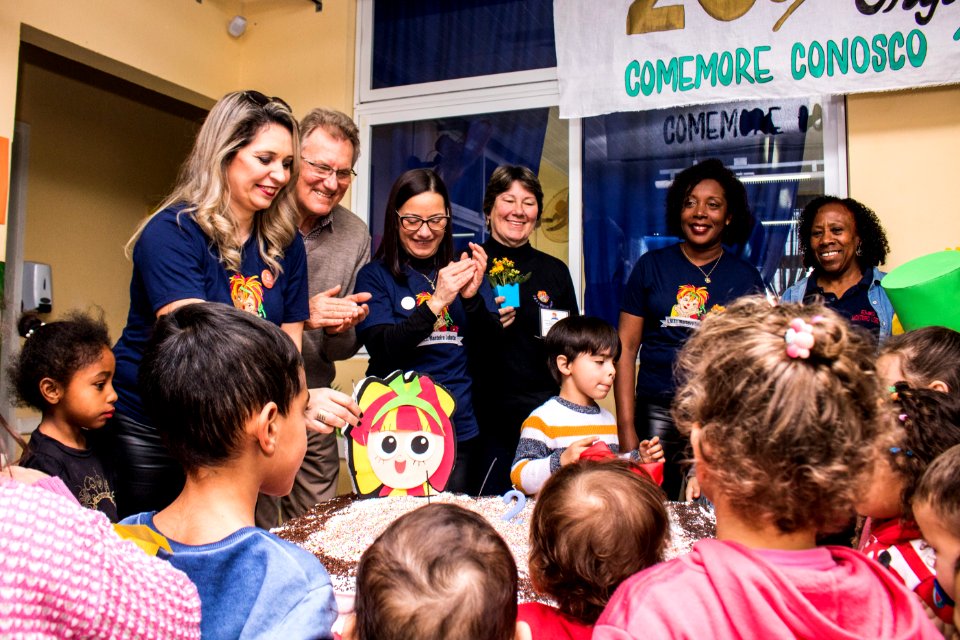 13.09.2019 - Vice-prefeito Idemar Barz prestigia aniversário de 20 anos da Emei Monteiro Lobato - Foto Michel Corvello