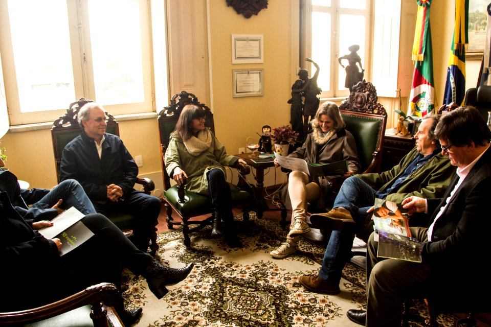 09.09.2019 - Prefeita Paula Mascarenhas  em reunião com a Associação Rural de Pelotas - Foto: Gustavo Vara