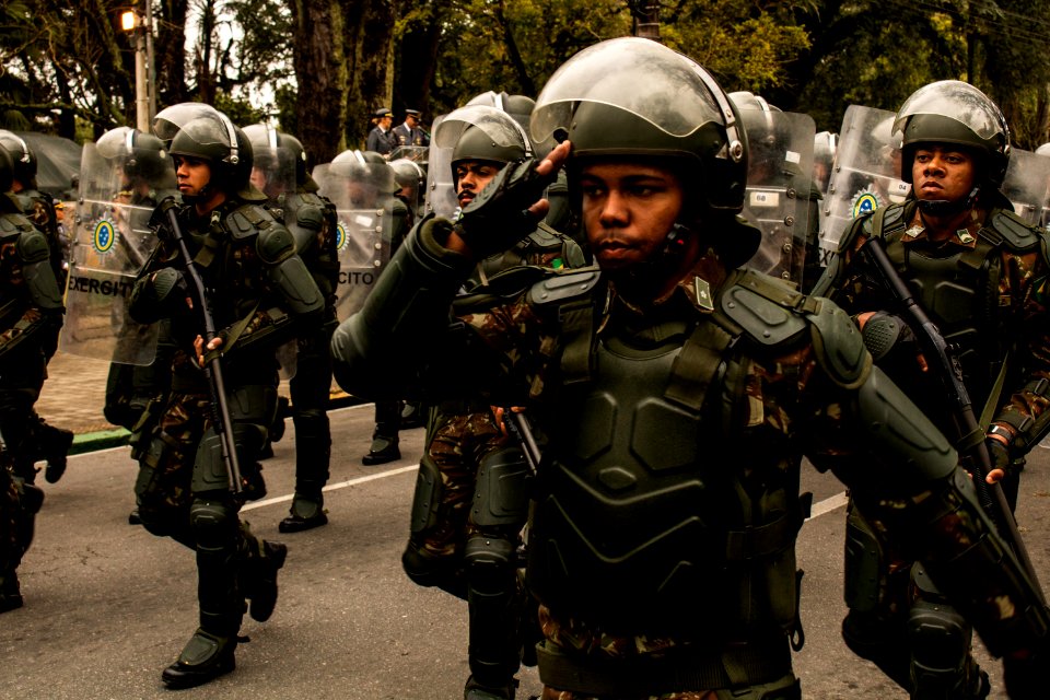 07.09.2019 - Prefeita Paula e o vice-prefeito Idemar Barz prestigiam desfile cívico militar de 7 de setembro - Foto Michel Corvello