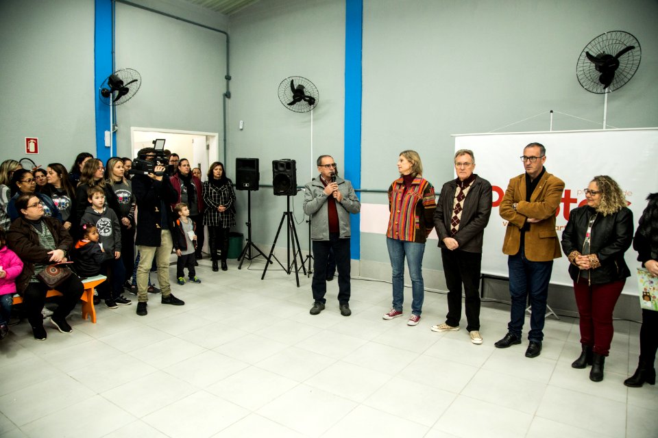 28.06.2019 - Prefeita Paula Mascarenhas e o vice Idemar Barz realizam a entrega das obras de reforma e ampliação da Emei Nestor Rodrigues - Foto: Gustavo Vara