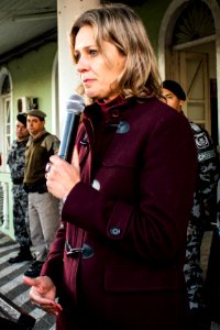 17.07.2019 - Prefeita Paula Mascarenas recebe homenagem dos soldados do 4º BPM - Foto Michel Corvello