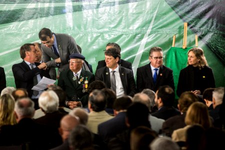 12.08.2019 -  Entrega de trecho de 47 km da BR 116 com a presença do presidente da República, Jair Bolsonaro - Foto: Gustavo Vara
