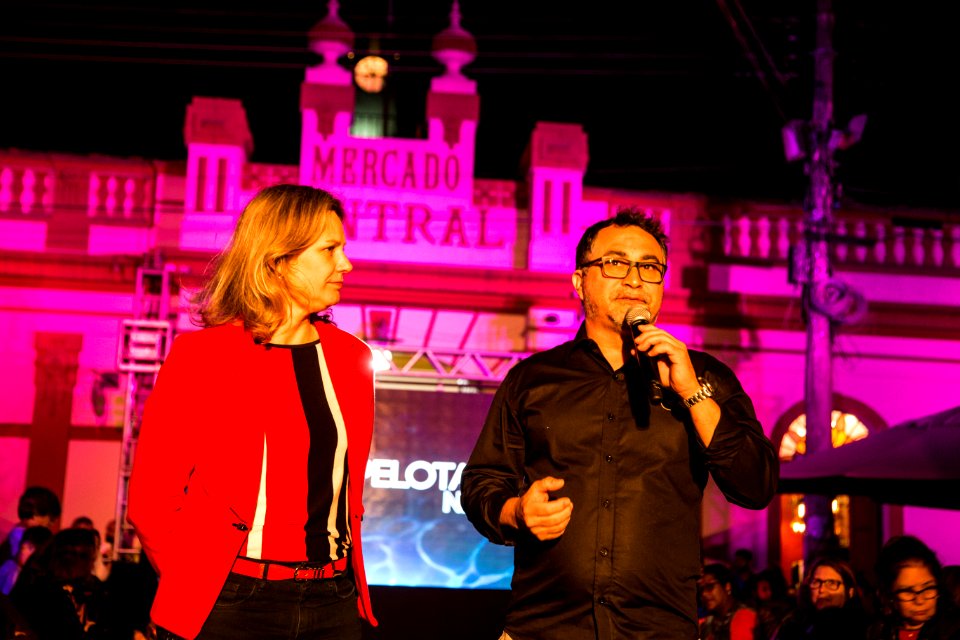 09.10.2019 - Prefeita Paula Mascarenhas participa da abertura do Moda Pelotas - Foto: Gustavo Vara