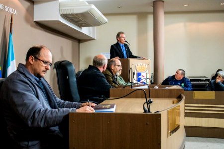 24.07.2019 - Prefeito em exercício Idemar Barz prestigia Sessão Solene em comemoração ao dia do Colono e da Imigração alemã - Foto Michel Corvello