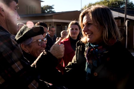 27.06.2019 - Prefeita Paula Mascarenhas e o vice Idemar Barz acompanham o início do mutirão na Sanga Funda e entrega as obras de requalificação da avenida Ildefonso Simões Lopes - Foto: Gustavo Vara
