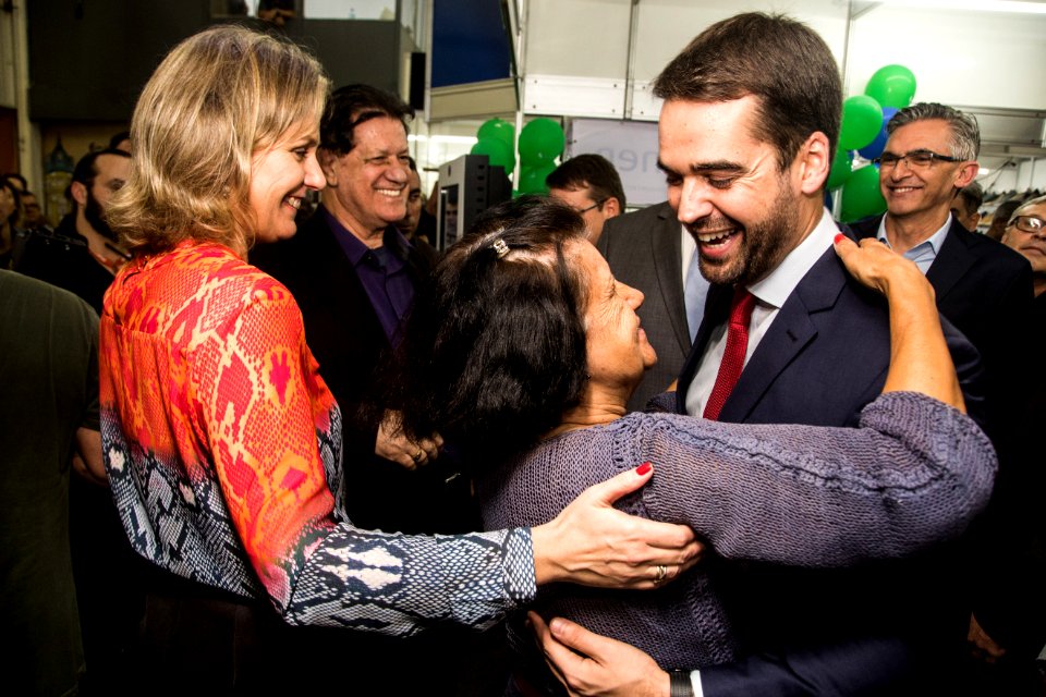 13.06.2019 - Prefeita Paula Mascarenhas e o Governador Eduardo Leite no lançamento das obras de drenagem da rua Gomes Carneiro na Fenadoce - Foto: Gustavo Vara