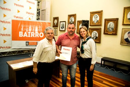 29.08.2019 - Prefeita Paula Mascarenhas realiza a entrega da regularização fundiária do Quarteirão Fragata - Foto: Gustavo Vara