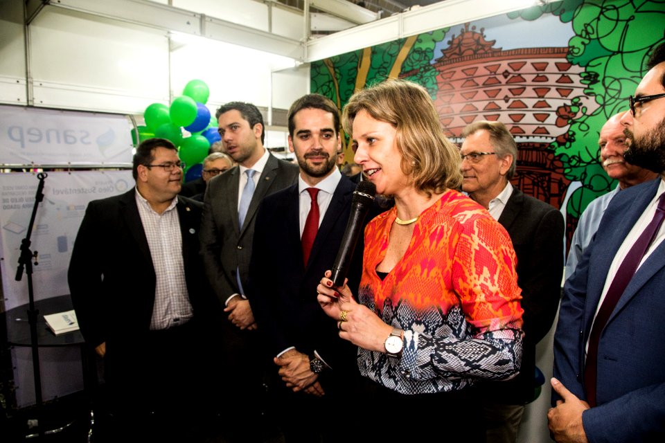 13.06.2019 - Prefeita Paula Mascarenhas e o Governador Eduardo Leite no lançamento das obras de drenagem da rua Gomes Carneiro na Fenadoce - Foto: Gustavo Vara