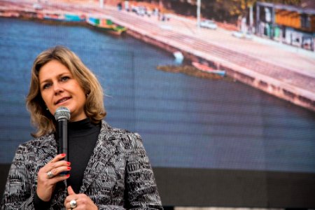 17.06.2019 - Prefeita Paula Mascarenhas no evento de inauguração da nova sede da Patram no Quadrado - Foto: Gustavo Vara