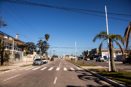 23.09.2019 - Colocação da iluminação de led no acesso Sul - Foto Michel Corvello