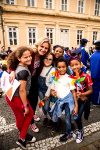 12.06.2019 - Prefeita Paula Mascarenhas durante lançamento da Campanha de Combate ao Trabalho Infantil  - Foto: Gustavo Vara