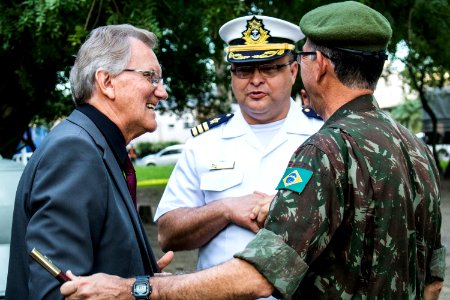 11.06.2019 - Vice-prefeito Idemar Barz prestigia cerimônia alusiva à Batalha Naval do Riachuelo - Foto Michel Corvello