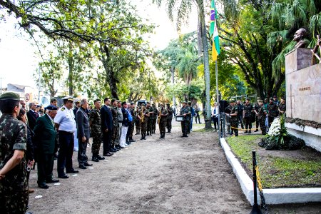 11.06.2019 - Vice-prefeito Idemar Barz prestigia cerimônia alusiva à Batalha Naval do Riachuelo - Foto Michel Corvello