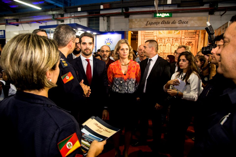13.06.2019 - Prefeita Paula Mascarenhas e o Governador Eduardo Leite no lançamento das obras de drenagem da rua Gomes Carneiro na Fenadoce - Foto: Gustavo Vara