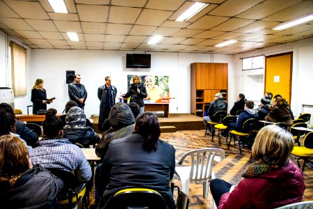 05.07.2019 - Prefeita Paula Mascarenhas prestigia aula inaugural do Espaço da Juventude para os alunos - Foto Michel Corvello
