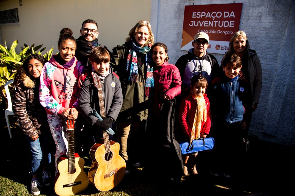 27.06.2019 - Inauguração do novo Espaço da Juventude, junto ao Cras São Gonçalo - Foto: Gustavo Vara