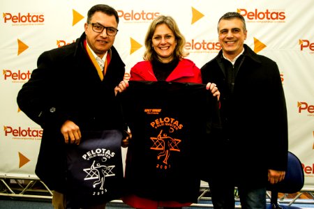 15.08.2019 - Prefeita Paula Mascarenhas recebe o convite da 10ª Copa Sul Americana Pelotas - Foto: Gustavo Vara