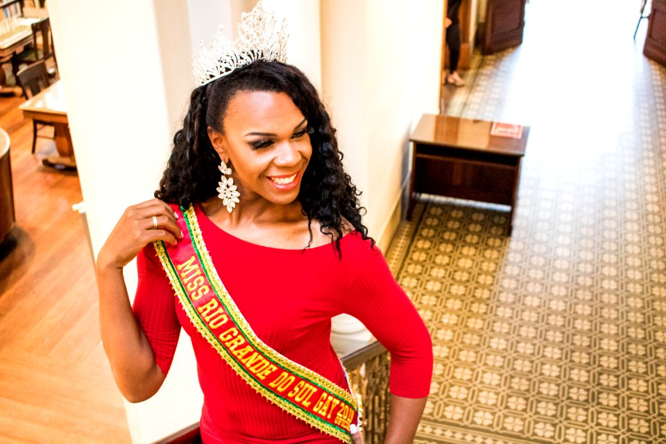 28.06.2019 - Dia do orgulho LGBT com a Miss gay Rio Grande do Sul - Foto Michel Corvello