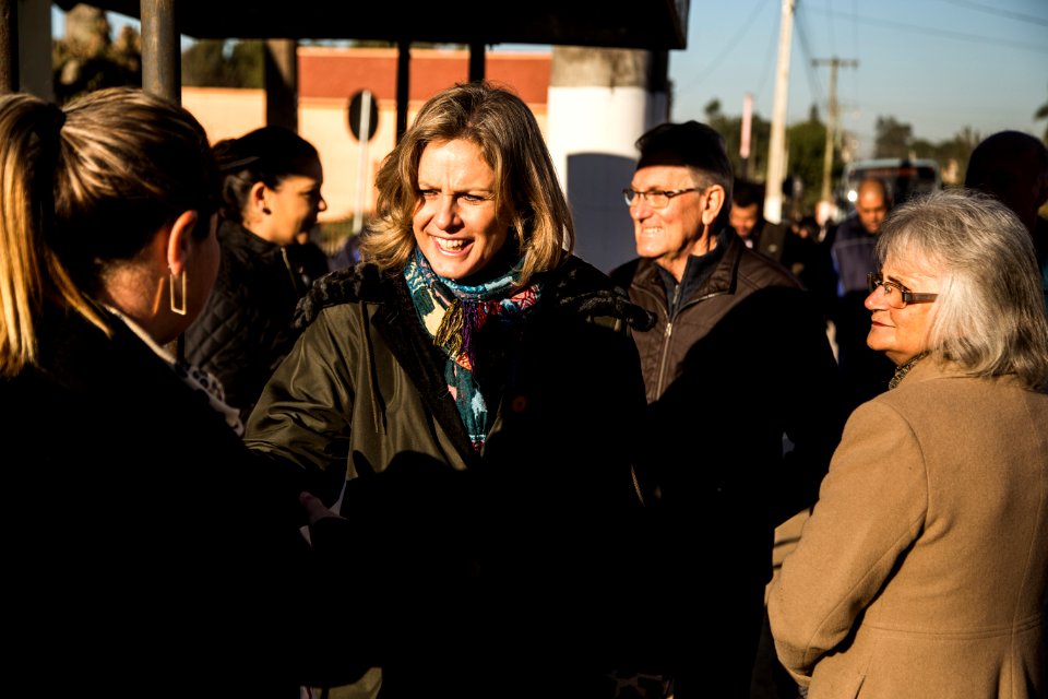 27.06.2019 - Prefeita Paula Mascarenhas e o vice Idemar Barz acompanham o início do mutirão na Sanga Funda e entrega as obras de requalificação da avenida Ildefonso Simões Lopes - Foto: Gustavo Vara