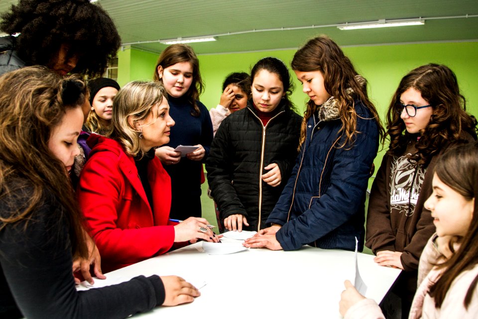 12.09.2019 - Prefeita Paula Mascarenhas realiza a entrega das obras do refeitório e cozinha do Colégio Pelotense - Foto: Gustavo Vara