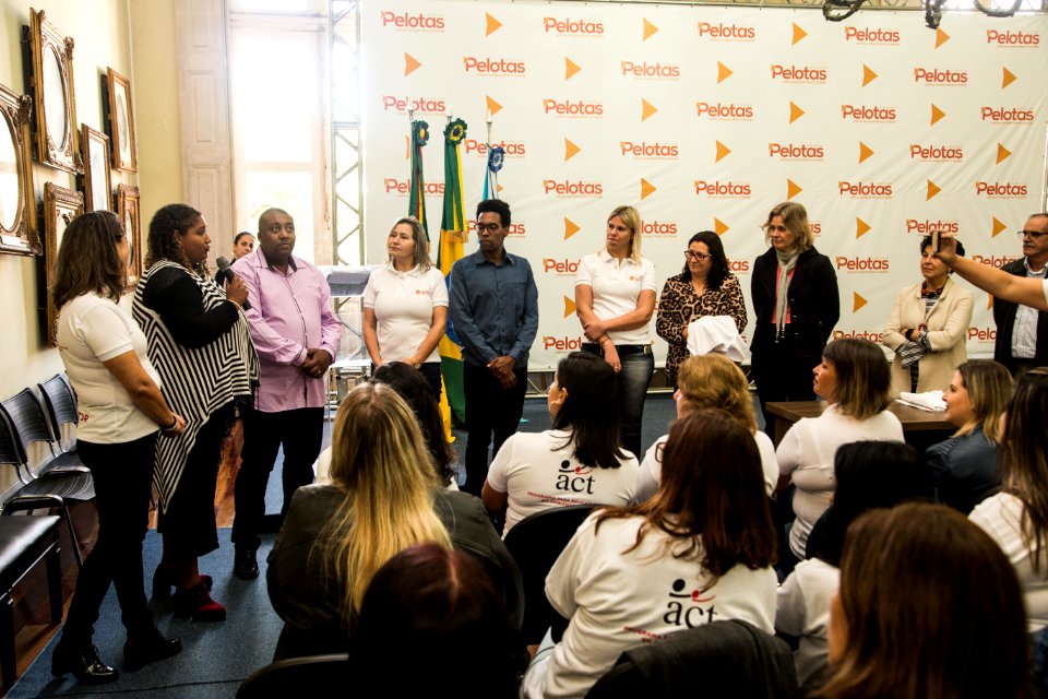 28.05.2019 - Prefeita Paula Mascarenhas na cerimônia de assinatura do termo de acordo e comprometimento com a idealizadora da metodologia ACT – programa para educar crianças em ambientes seguros - Foto: Gustavo Vara