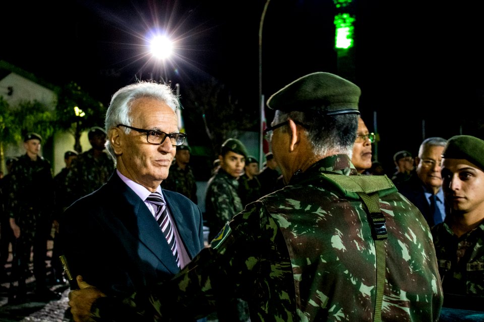 24.05.2019 - Vice-prefeito Idemar Barz prestigia solenidade em comemoração ao Dia da Arma de Infantaria - Foto Michel Corvello