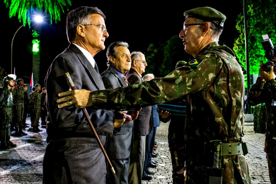 24.05.2019 - Vice-prefeito Idemar Barz prestigia solenidade em comemoração ao Dia da Arma de Infantaria - Foto Michel Corvello