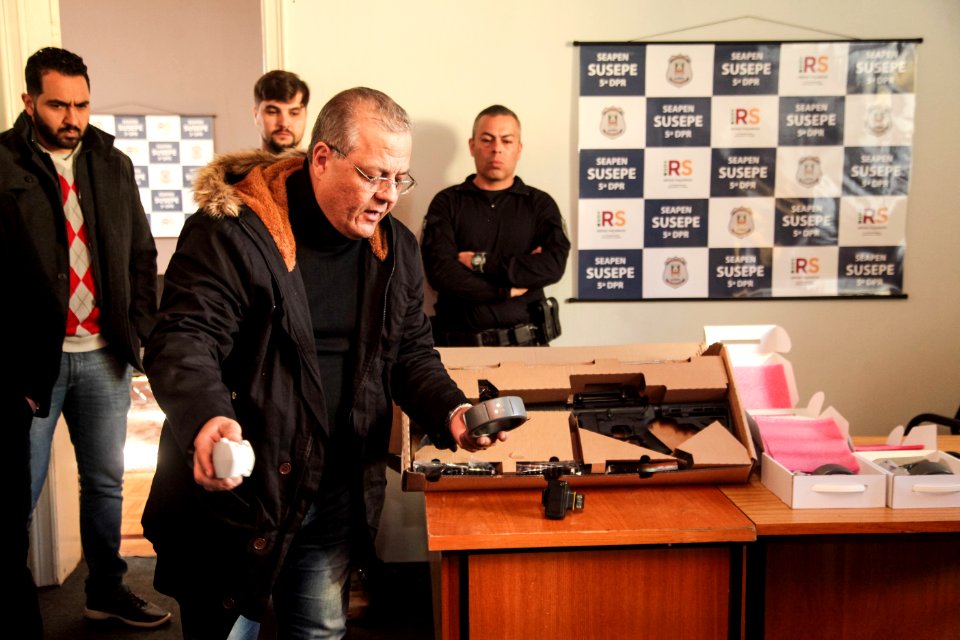 02.07.2019 - Novas tornozeleiras e Visita César Faccioli ao PRP - Fotos Igor Sobral