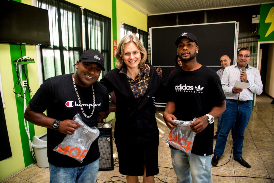 17.05.2019 - Prefeita Paula Mascarenhas participa do almoço de confraternização dos apenados do MOP com a presença de familiares - Foto: Gustavo Vara