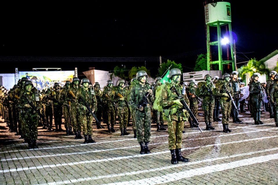 24.05.2019 - Vice-prefeito Idemar Barz prestigia solenidade em comemoração ao Dia da Arma de Infantaria - Foto Michel Corvello