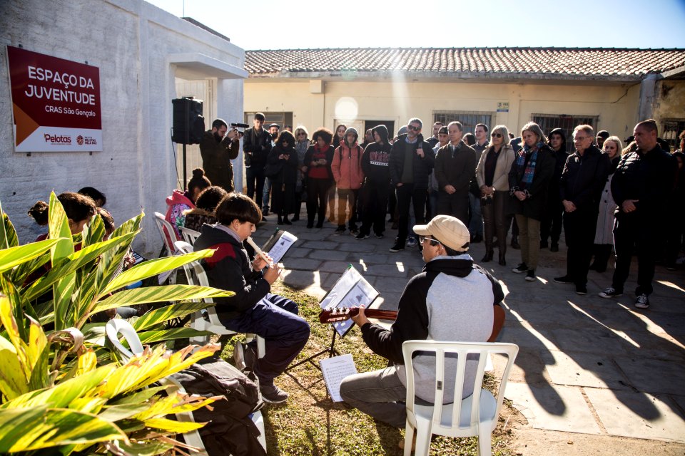 27.06.2019 - Inauguração do novo Espaço da Juventude, junto ao Cras São Gonçalo - Foto: Gustavo Vara