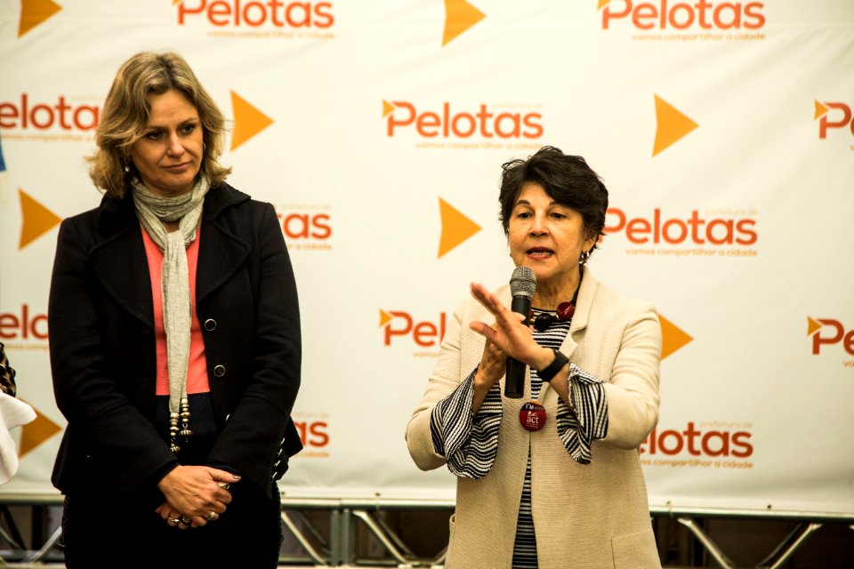 28.05.2019 - Prefeita Paula Mascarenhas na cerimônia de assinatura do termo de acordo e comprometimento com a idealizadora da metodologia ACT – programa para educar crianças em ambientes seguros - Foto: Gustavo Vara