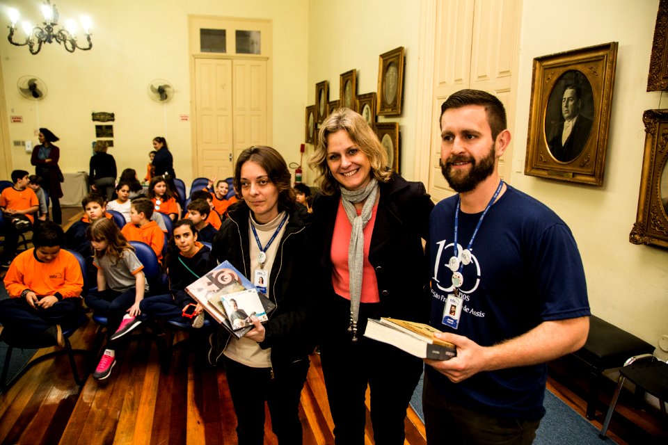 28.05.2019 - Prefeita Paula Mascarenhas recebe a visita dos alunos do 4º ano da Escola São Francisco de Assis (Esfa) - Foto: Gustavo Vara