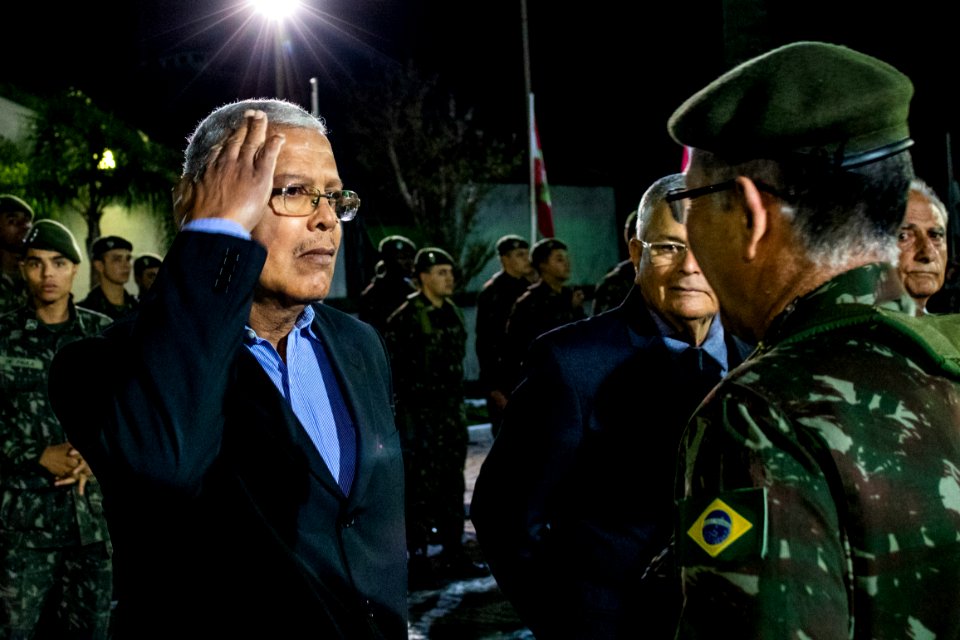 24.05.2019 - Vice-prefeito Idemar Barz prestigia solenidade em comemoração ao Dia da Arma de Infantaria - Foto Michel Corvello
