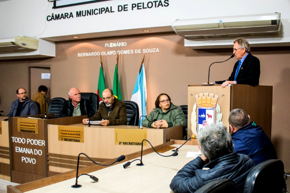 24.07.2019 - Prefeito em exercício Idemar Barz prestigia Sessão Solene em comemoração ao dia do Colono e da Imigração alemã - Foto Michel Corvello