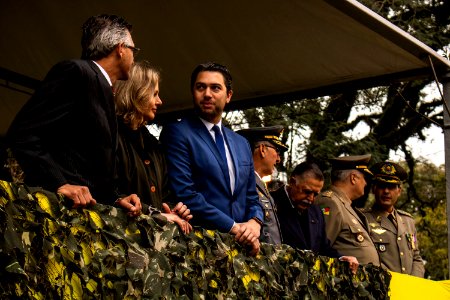07.09.2019 - Prefeita Paula e o vice-prefeito Idemar Barz prestigiam desfile cívico militar de 7 de setembro - Foto Michel Corvello