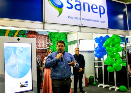 19.06.2019 - Vice-prefeito Idemar Barz prestigia o Lançamento do novo site e do projeto Agenda Sanep - Foto Michel Corvello