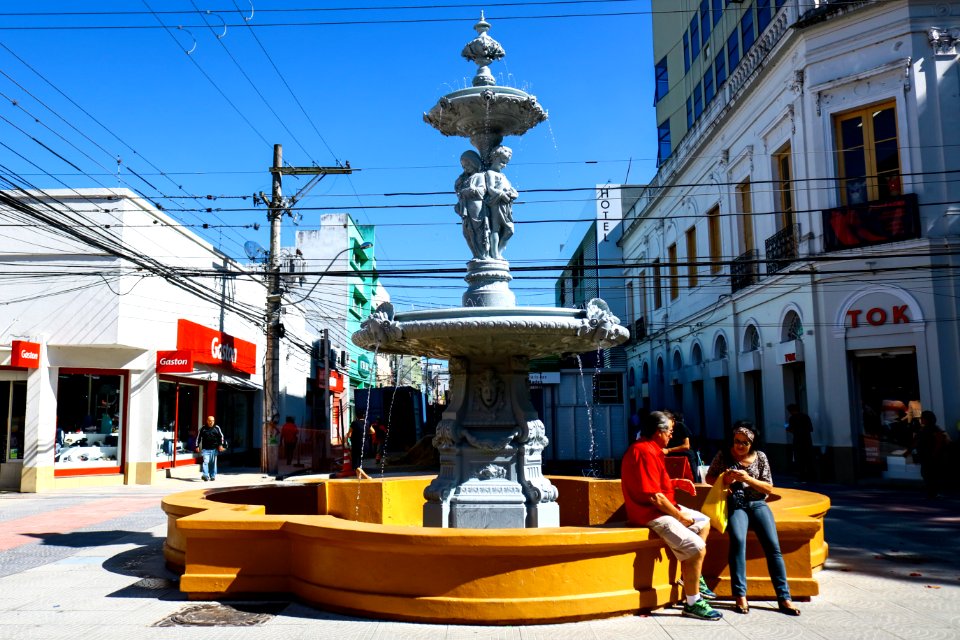 10.04.2019 - Requalificação do Chafariz das três meninas na esquina democrática - Foto Michel Corvello