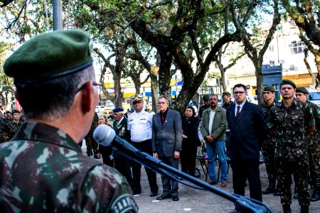 11.06.2019 - Vice-prefeito Idemar Barz prestigia cerimônia alusiva à Batalha Naval do Riachuelo - Foto Michel Corvello