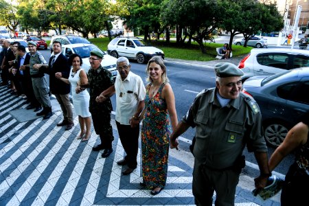 21.02.2019 - Prefeita Paula Mascarenhas participa da solenidade alusiva ao aniversário do 4º BPM - Foto: Gustavo Vara