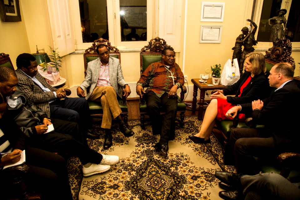 16.05.2019 - Prefeita Paula Mascarenhas recebe comitiva africana - Foto: Gustavo Vara